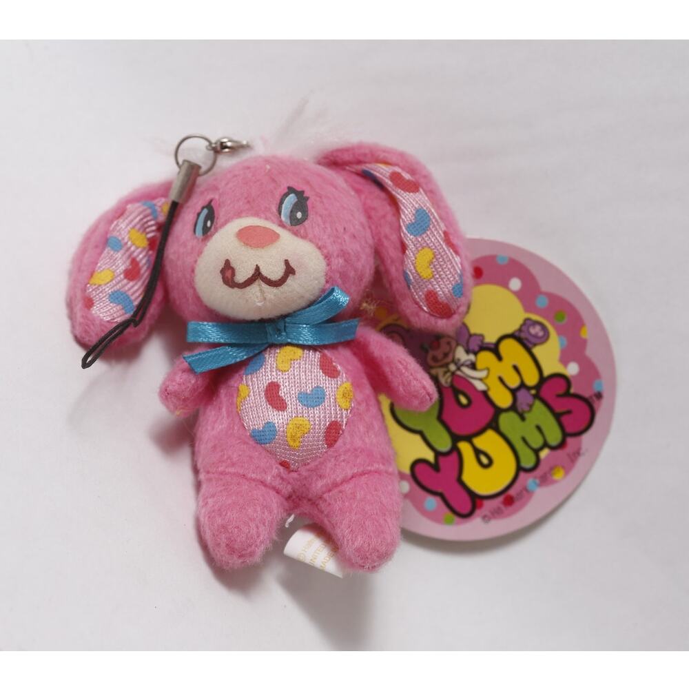Hallmark Japan Yum Yums Jumpin' Jellybean Bunny Plush Keychain ~ 260826-WH 1320